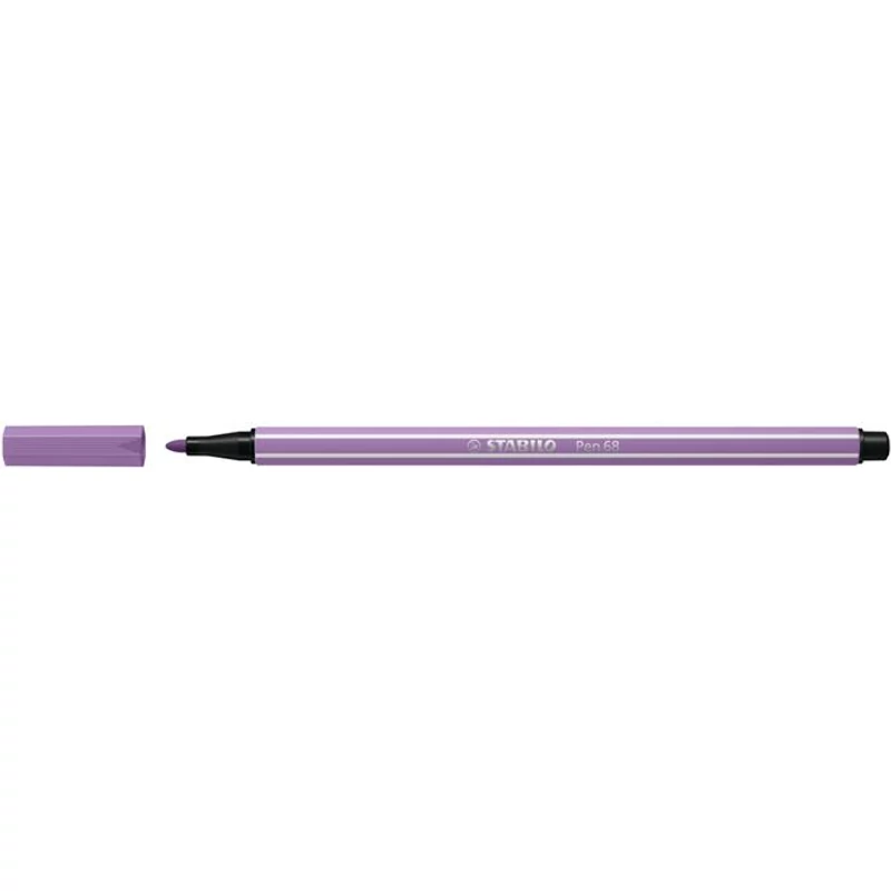 Filctoll, 1 mm, STABILO "Pen 68", szürkéslila