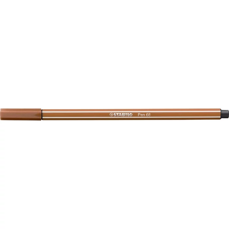 Filctoll, 1 mm, STABILO "Pen 68", vörösbarna