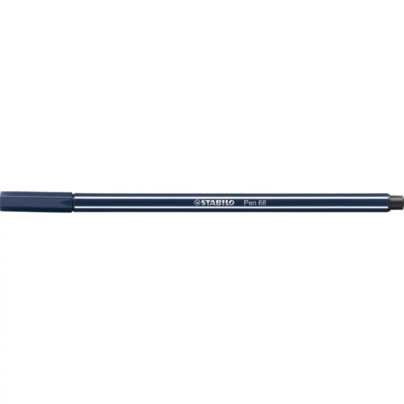 Filctoll, 1 mm, STABILO "Pen 68", éj szürke