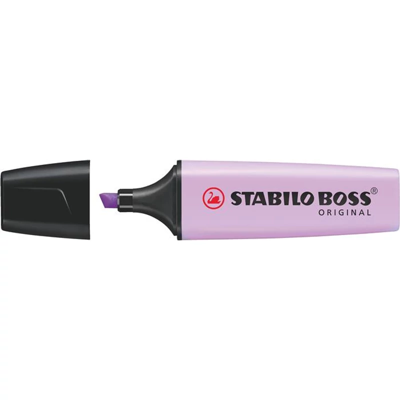 Szövegkiemelő, 2-5 mm, STABILO "BOSS original Pastel", lila