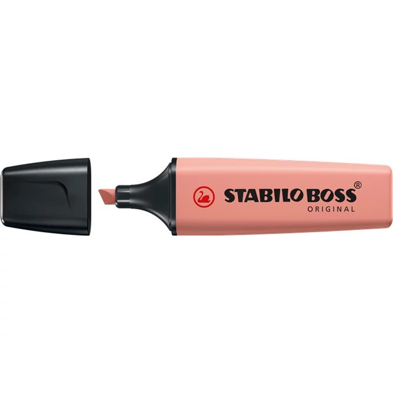 Szövegkiemelő, 2-5 mm, STABILO "BOSS original NatureCOLORS", vörösbarna