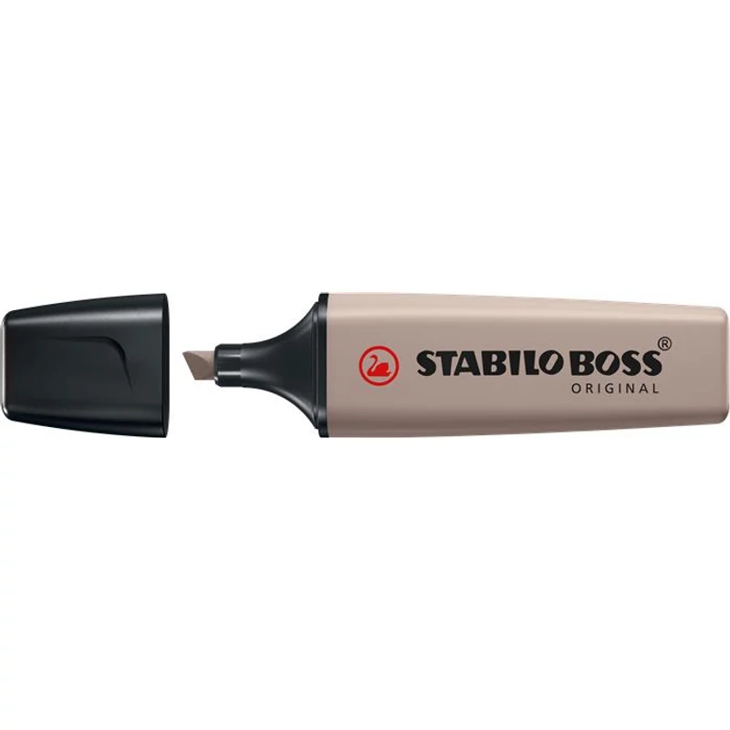 Szövegkiemelő, 2-5 mm, STABILO "BOSS original NatureCOLORS", melegszürke
