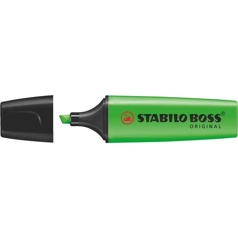 Szövegkiemelő, 2-5 mm, STABILO "BOSS original", zöld