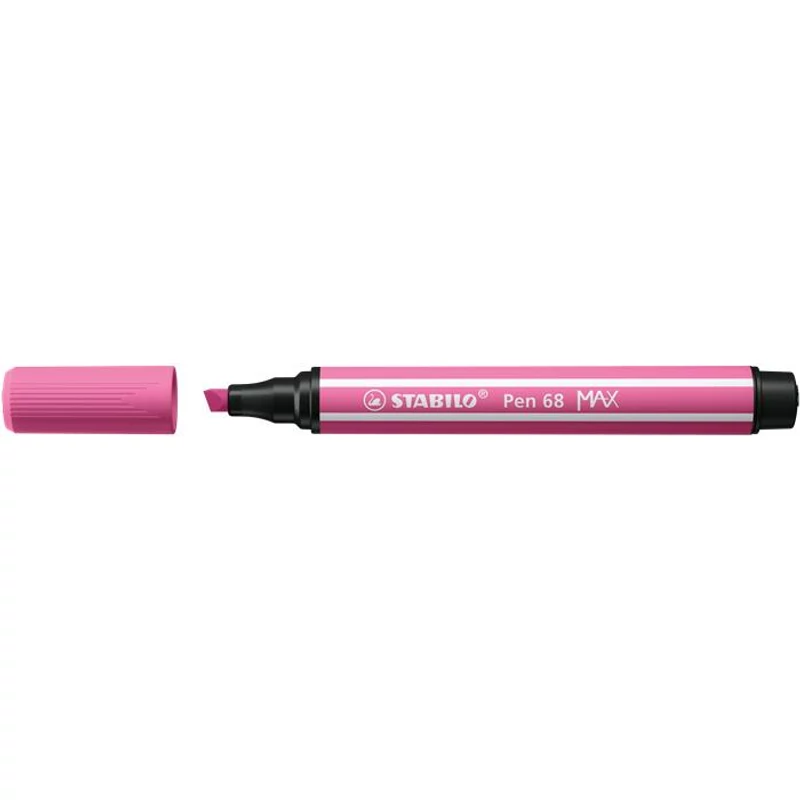 Filctoll, 1-5 mm, vágott hegy, STABILO "Pen 68 MAX", napraforgó