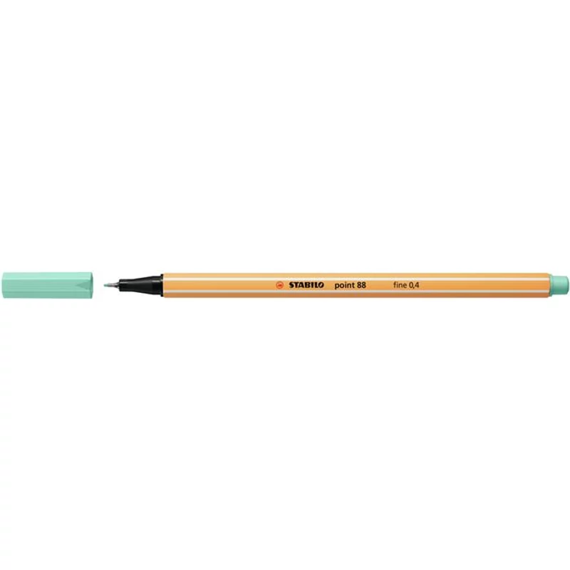 Tűfilc, 0,4 mm, STABILO "Point 88", eukaliptusz