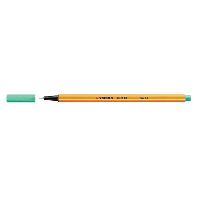 Tűfilc, 0,4 mm, STABILO "Point 88", jégzöld
