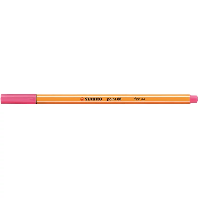 Tűfilc, 0,4 mm, STABILO "Point 88", pinkes lila