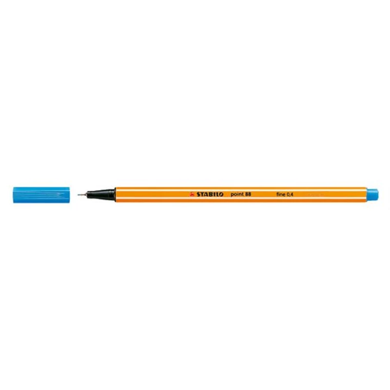 Tűfilc, 0,4 mm, STABILO "Point 88", ultramarin