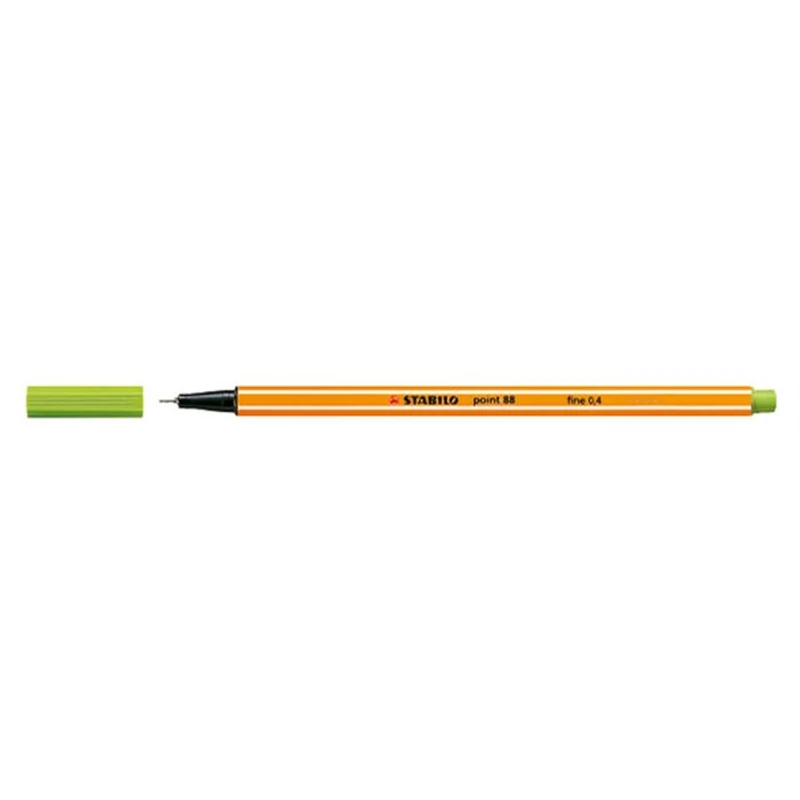 Tűfilc, 0,4 mm, STABILO "Point 88", almazöld
