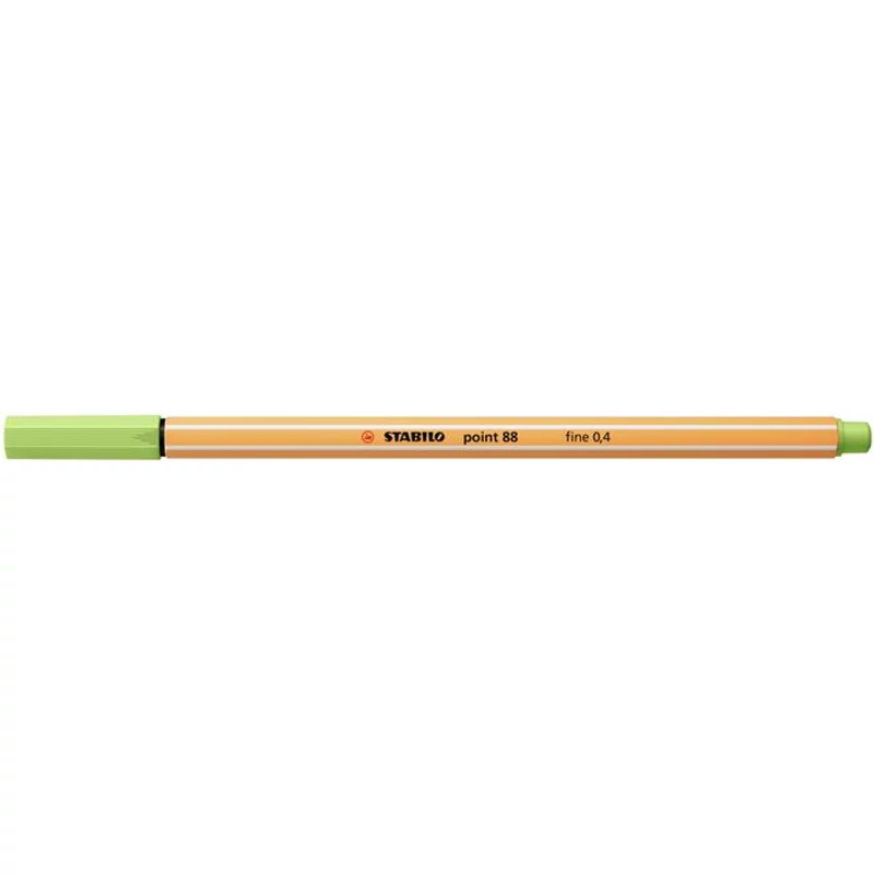 Tűfilc, 0,4 mm, STABILO "Point 88", pisztácia