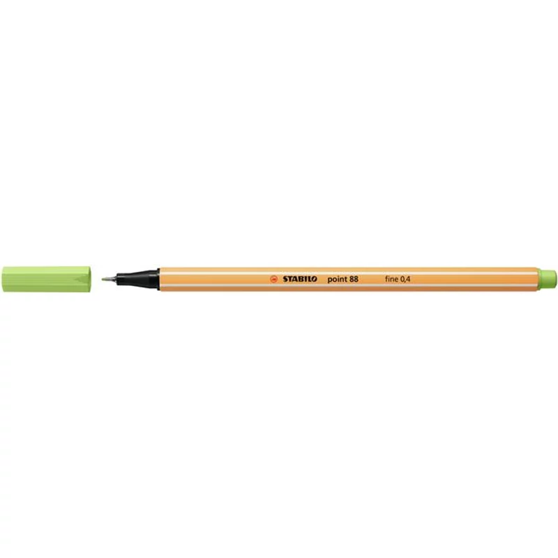 Tűfilc, 0,4 mm, STABILO "Point 88", pisztácia