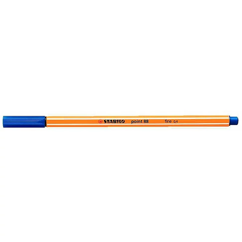 Tűfilc, 0,4 mm, STABILO "Point 88", kék