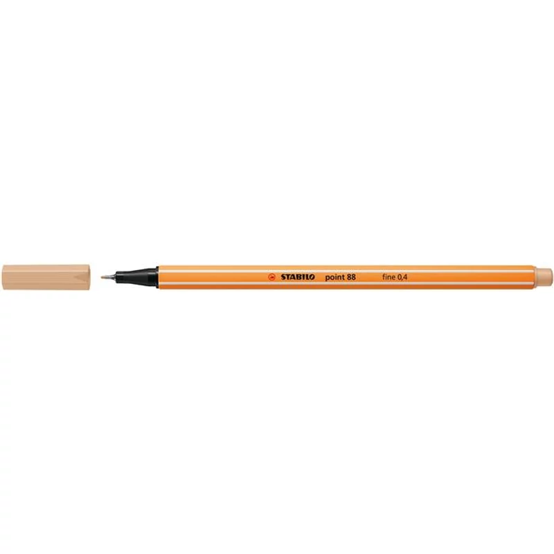 Tűfilc, 0,4 mm, STABILO "Point 88", bőrszín