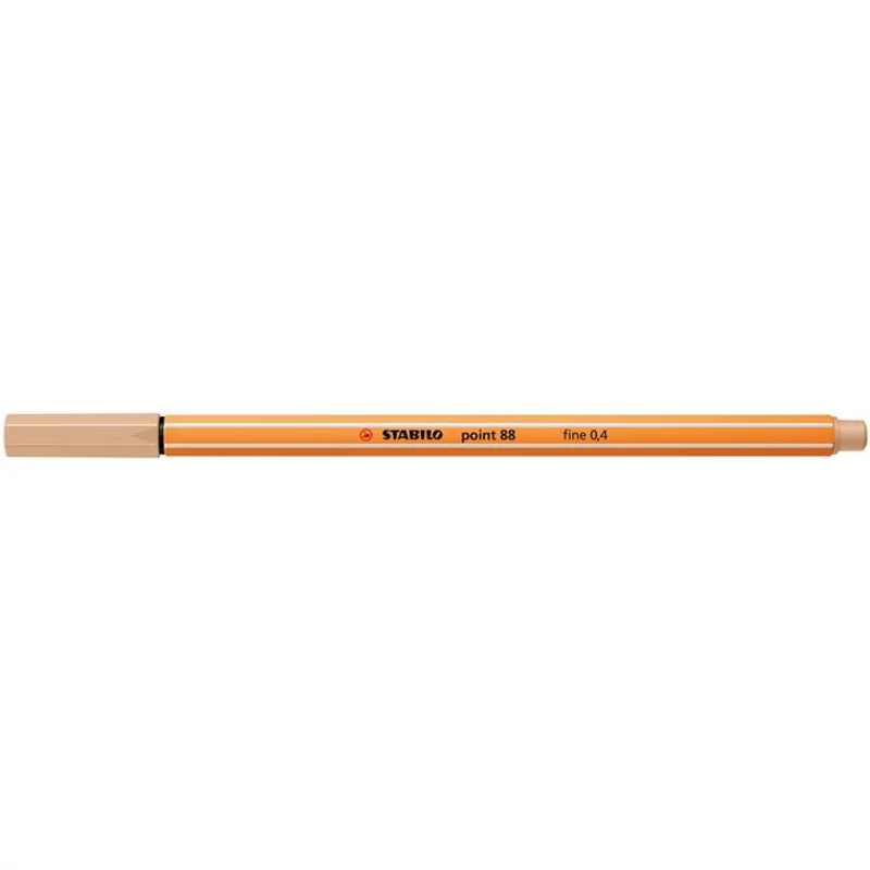 Tűfilc, 0,4 mm, STABILO "Point 88", bőrszín