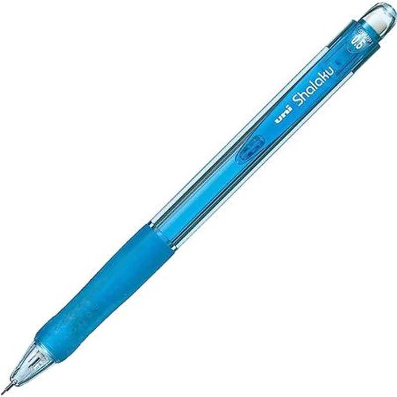 Nyomósirón, 0,5 mm, UNI "Shalaku M5-100", világoskék
