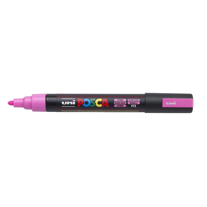 Dekormarker, 1,8-2,5 mm, UNI "Posca PC-5M", fluor rózsaszín