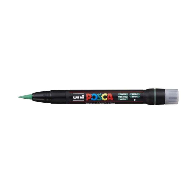 Ecsetirón, UNI "Posca PCF-350", zöld