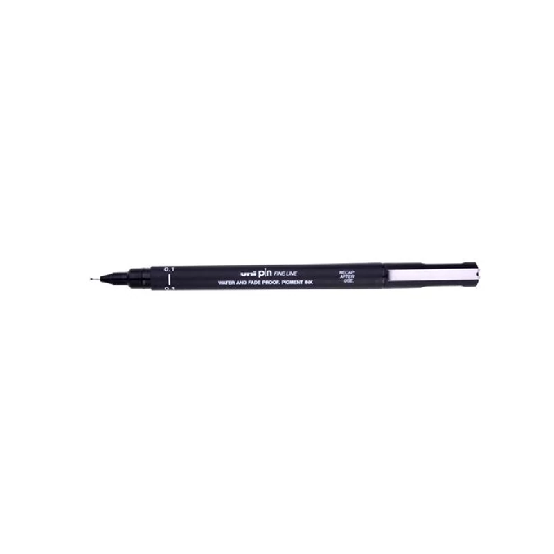 Rajzmarker, 0,1 mm, UNI PIN, fekete,Rajzmarker, 0,1 mm, UNI PIN, fekete