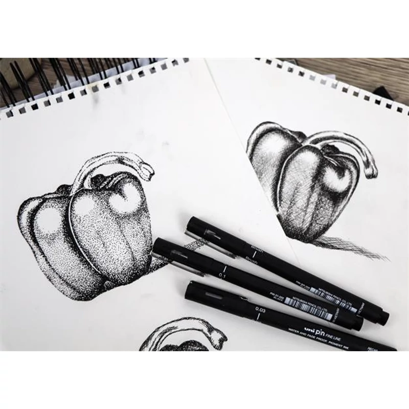 Rajzmarker, 0,1 mm, UNI PIN, fekete