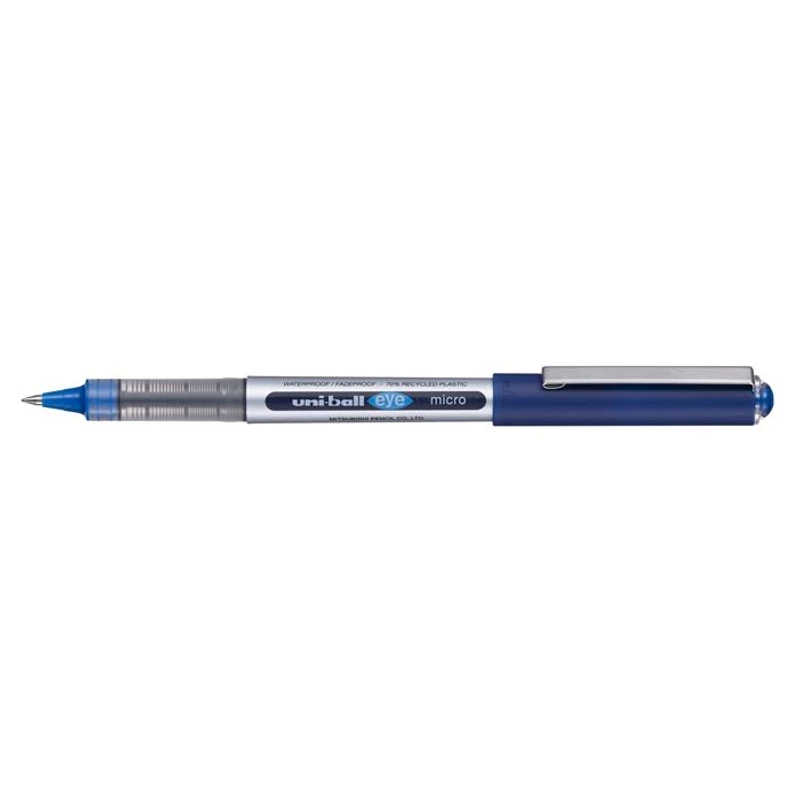 Rollertoll, 0,3 mm, UNI "UB-150E Eye Micro Eco", kék