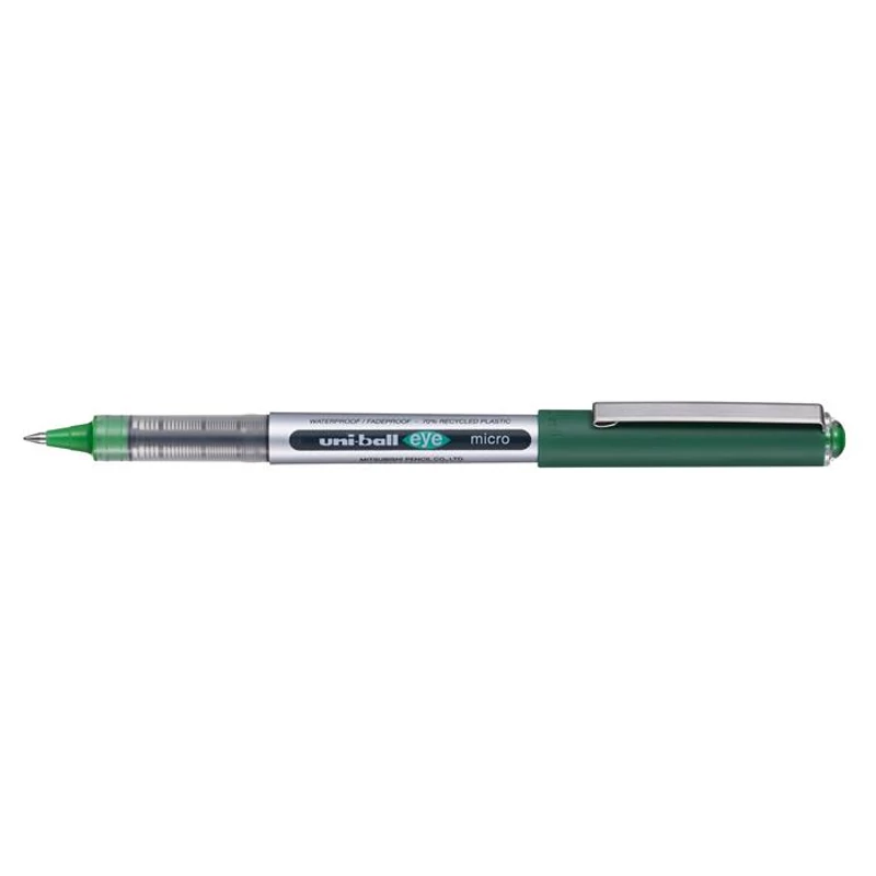 Rollertoll, 0,3 mm, UNI "UB-150E Eye Micro Eco", zöld