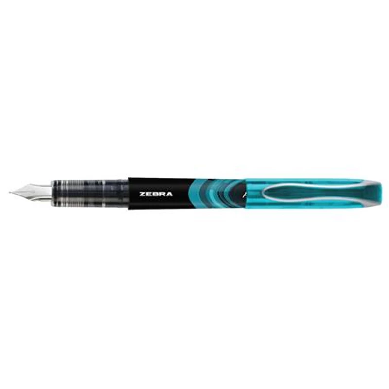 Töltőtoll, 0,6 mm, ZEBRA "Fountain pen", világoskék