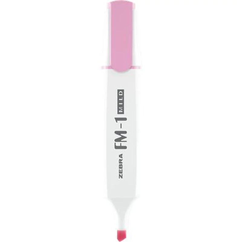 Szövegkiemelő, 3,5 mm, ZEBRA "FM-1 Mild", rózsaszín