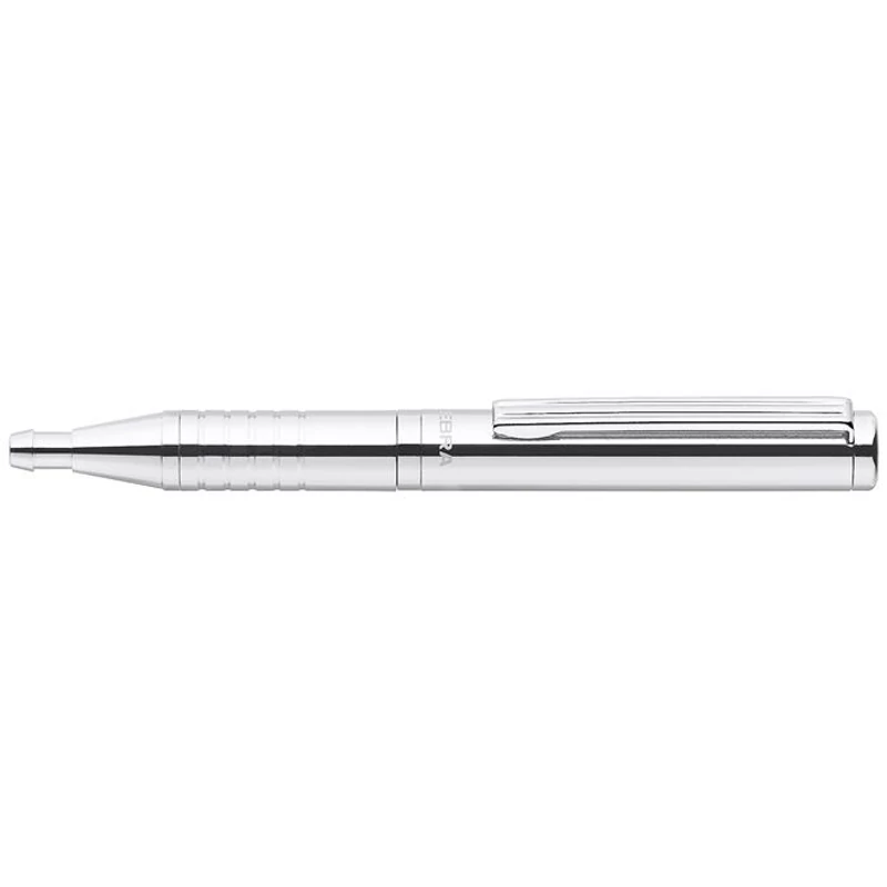 Golyóstoll, 0,24 mm, teleszkópos, ezüst színű tolltest, ZEBRA "SL-F1", kék,Golyóstoll, 0,24 mm, teleszkópos, ezüst színű tolltest, ZEBRA "SL-F1", kék