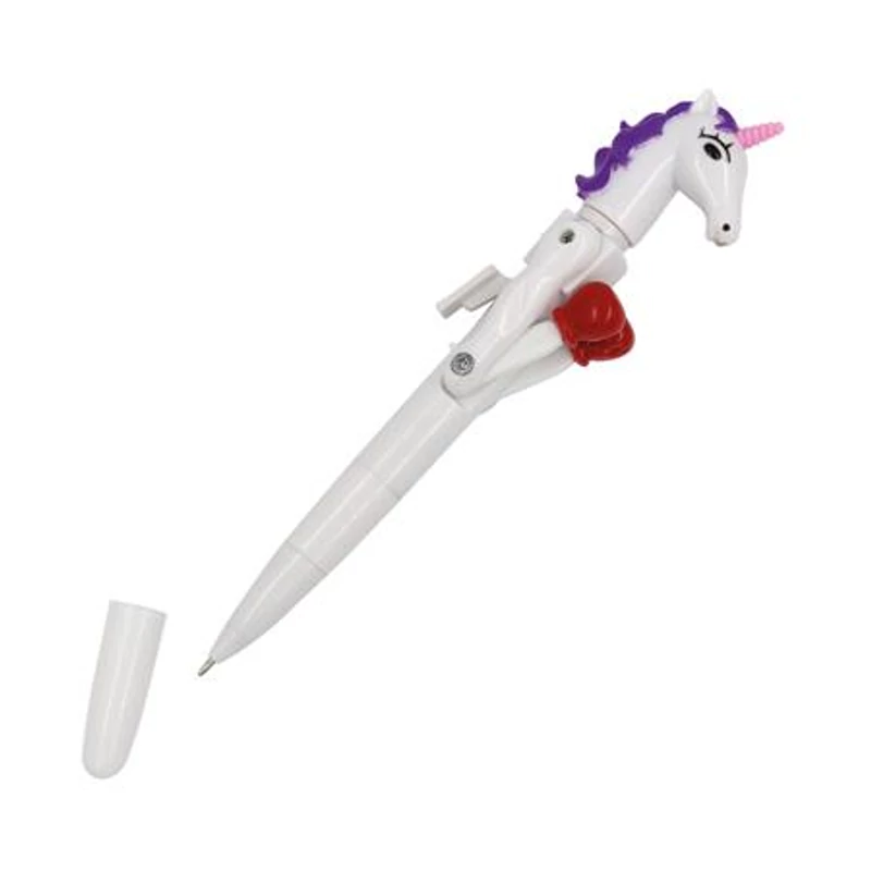 Unikornis golyóstoll, 1 mm, LED fénnyel, WEDO "Lucky Punch", kék,Unikornis golyóstoll, 1 mm, LED fénnyel, WEDO "Lucky Punch", kék,Unikornis golyóstoll, 1 mm, LED fénnyel, WEDO "Lucky Punch", kék