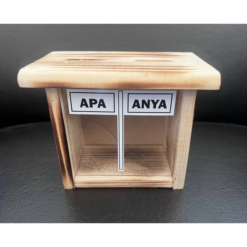 Vicces persely Apa Anya felirattal - Vicces ajándék