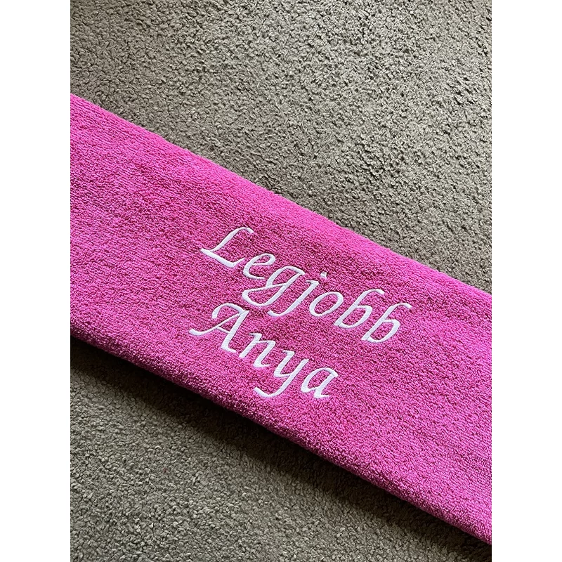 Törölköző - Legjobb Anya pink színű