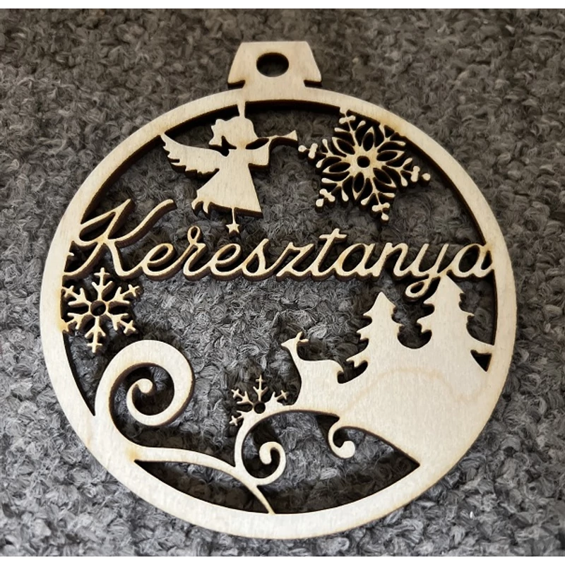 Karácsonyi Díszgömb - Keresztanya