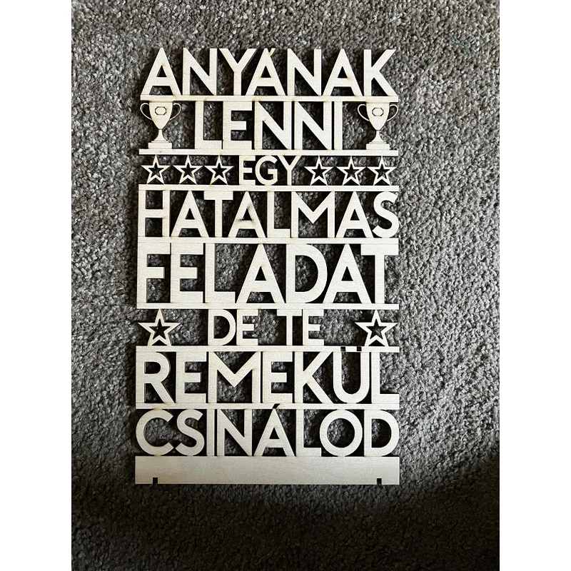 Dekor tábla - Anyának lenni.... Ajándék Anyának