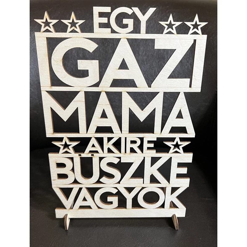 Dekor tábla - Egy igazi Mama