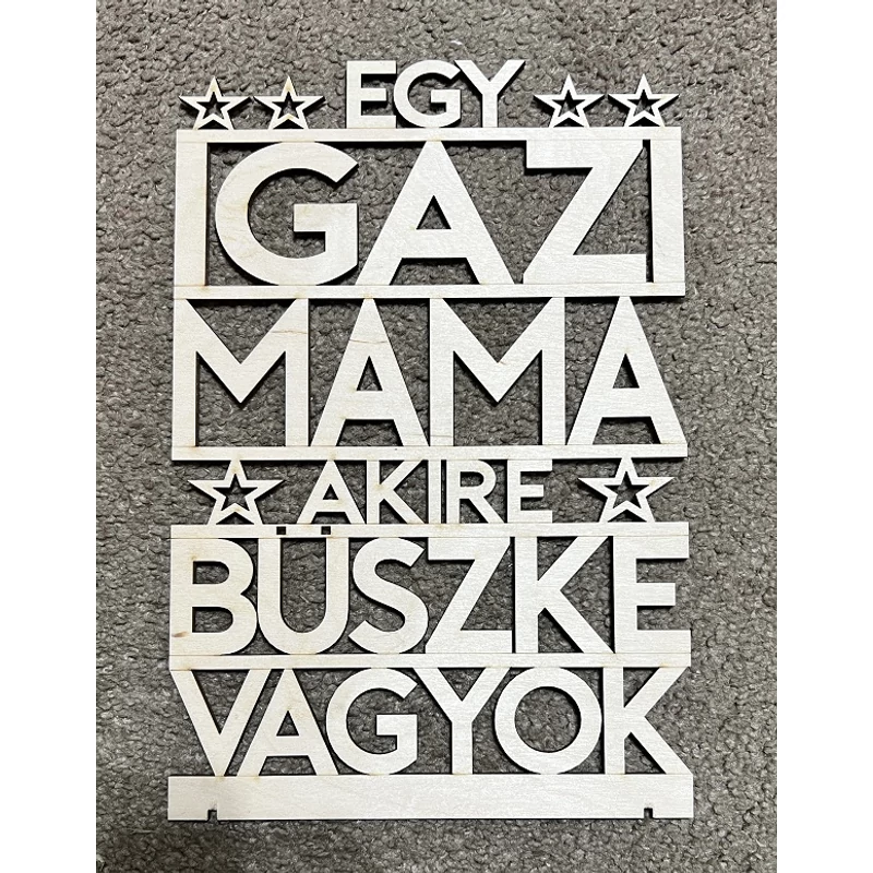 Dekor tábla - Egy igazi Mama
