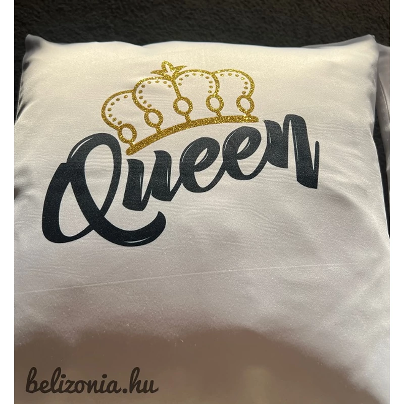 Queen feliratú párna - Szerelmes ajándék