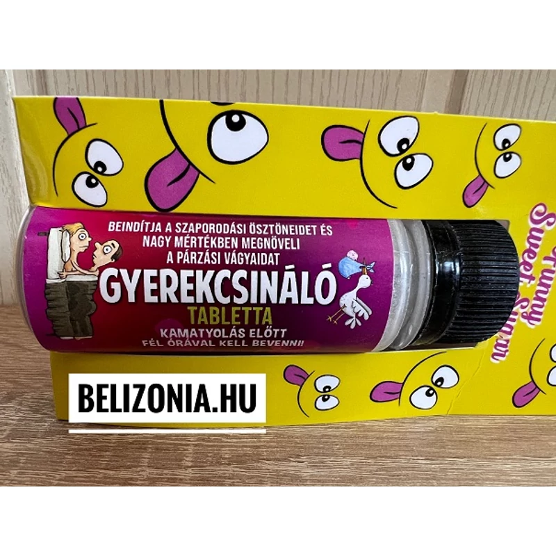 Vicces cukor- Gyerekcsináló tabletta