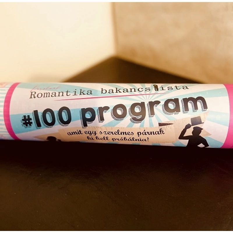 Bakancslista szerelmeseknek kaparós 100program - Valentin napi ajándék
