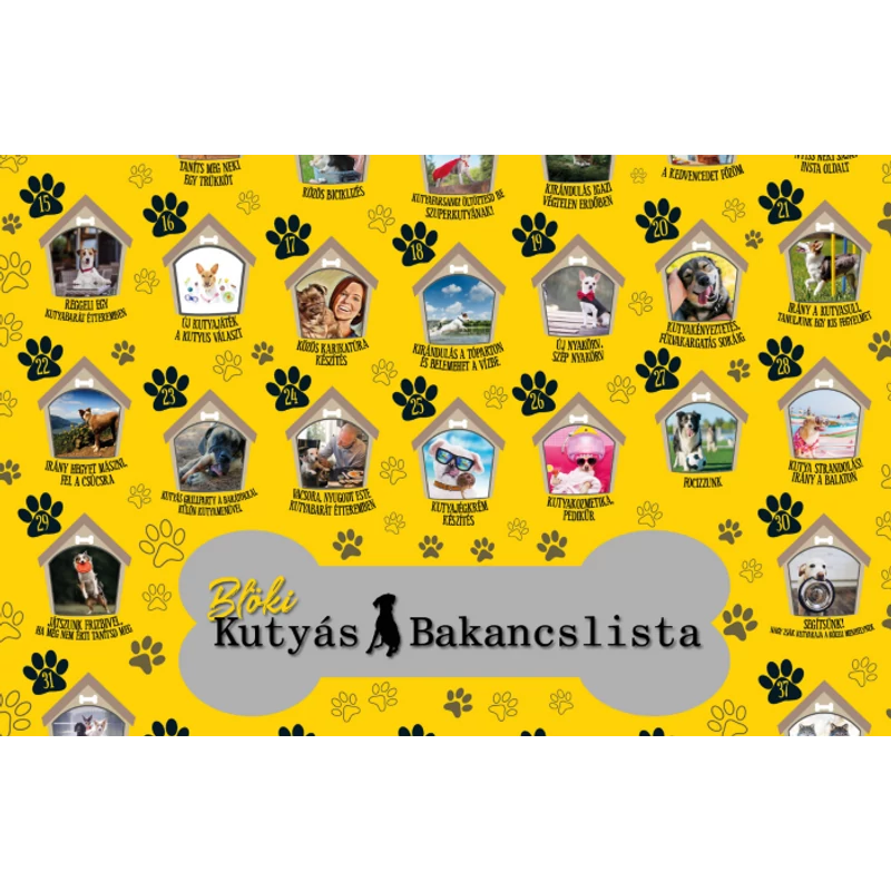 Blöki Bakancslista - Ajándékötlet kutyásoknak