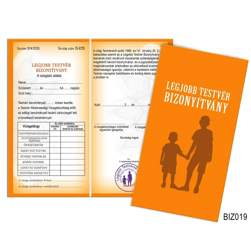 Bizonyítvány - Legjobb testvér 2